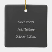 Tweeling Miskraam Baby Verlies Memorial Doodgeboor Keramisch Ornament (Achterkant)