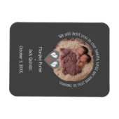 Tweeling Miskraam Baby Verlies Memorial Doodgeboor Magneet (Horizontaal)