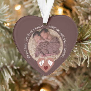 Tweeling Miskraam Baby Verlies Memorial Doodgeboor Ornament