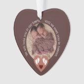 Tweeling Miskraam Baby Verlies Memorial Doodgeboor Ornament (voorkant)
