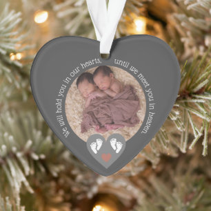 Tweeling Miskraam Baby Verlies Memorial Doodgeboor Ornament