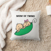 Tweeling Moeder- Erwten in een Pod Cadeaus Kussen (Deken)