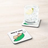 Tweeling Moeder- Erwten in een Pod Cadeaus Onderzetter (Rechterzijde)