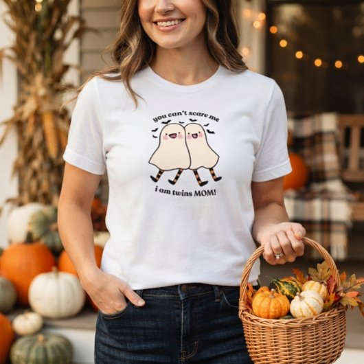 Tweeling Moeder Halloween Moeder Comfortabel Shirt