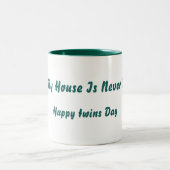 Tweeling Mok cadeau van ouders aan tweeling (Center)