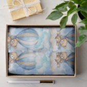 Tweeling neemt vlucht tissuepapier (Geschenk)