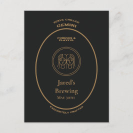 Tweeling Nieuwsgierig Speels Persoonlijk Apotheker Briefkaart
