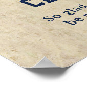 Tweeling of broer/zus honkbal dubbele header verja poster (Hoek)