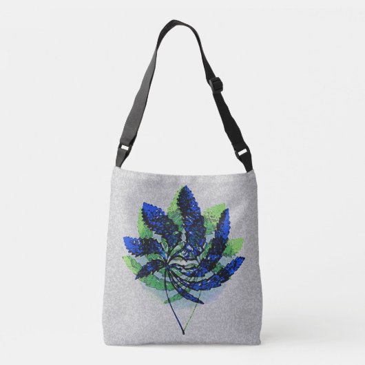 Tweeling op een spons...... crossbody tas (Achterkant)