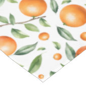 Tweeling Oranje Baby shower Tafelkleed (Gekanteld)