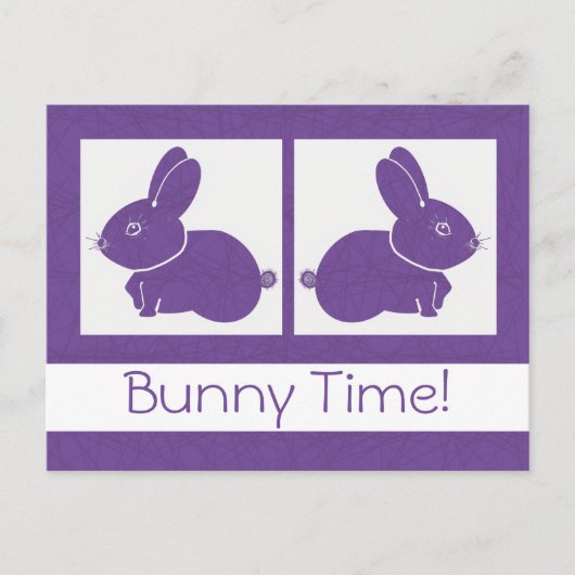 Tweeling Pasen Briefkaart (Voorkant)