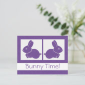 Tweeling Pasen Briefkaart (Staand voorkant)