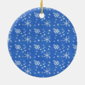 Tweeling pinguïns foto kerstversieringen keramisch ornament (Achterkant)