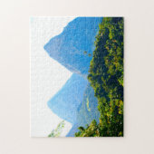 Tweeling Piton-toppen Saint Lucia. Legpuzzel (Verticaal)