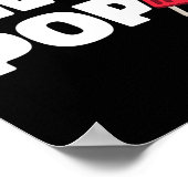 Tweeling Pop Vaderdag Vader Van Tweeling Poster (Hoek)