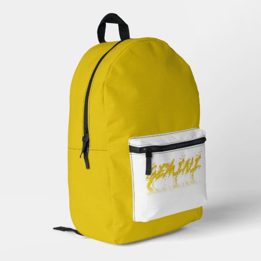 Tweeling Reflectie Bedrukte Rugzak (Achterkant Hoek Links)