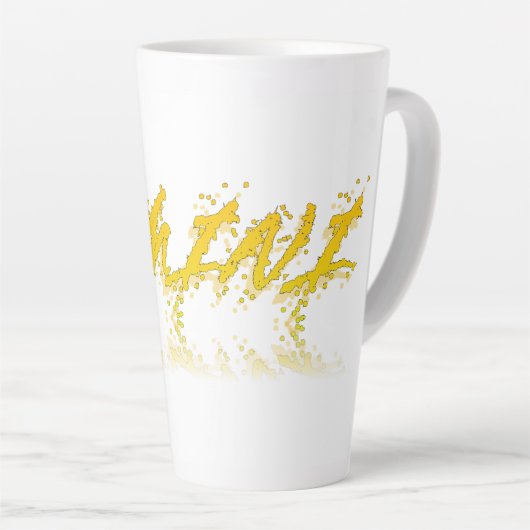 Tweeling Reflectie Latte Mok (Rechterhoek)