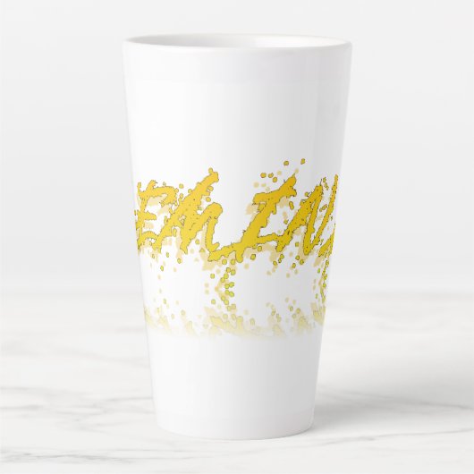 Tweeling Reflectie Latte Mok (Voorkant)