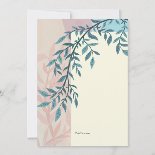 Tweeling religieuze uitnodiging (Achterkant)