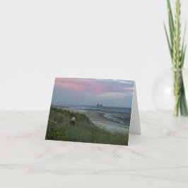 Tweeling Rotsen met Vrouw Notecard Kaart