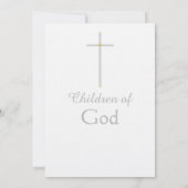 Tweeling Roze Blauw Eerste Heilige Communie Kaart (Achterkant)