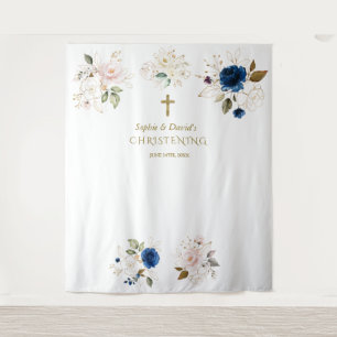 Tweeling Roze Blush Bloemendecor Doop Fotoprop Wandkleed