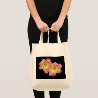 Tweeling Roze Lelies Boodschappentas Tote Bag