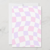 Tweeling Roze Racing Car Twee Fast Girl 2e verjaar Kaart (Achterkant)