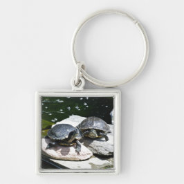 Tweeling schildpadden - sleutelhanger