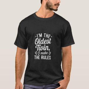 Tweeling Shirt Bijpassende Verjaardag Broer of Zus