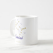 Tweeling sterrenbeeld Sterrenbeeld Horoscoop Teken Koffiemok (Voorkant links)