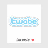 tweeling sticker (Vel)