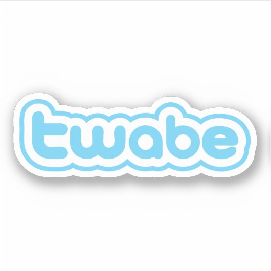 tweeling sticker (Voorkant)