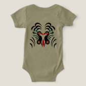 Tweeling Tribale Phoenix Geest – Symmetrische Abst (Design achterkant)