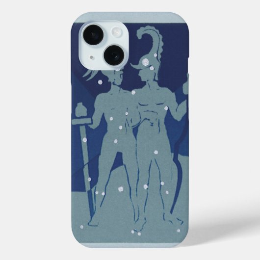 Tweeling Tweeling Constellatie Zodiac Astrologie Case-Mate iPhone Case (Achterkant)