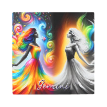 Tweeling Tweeling Kleur & Zwart-wit Horoscoop