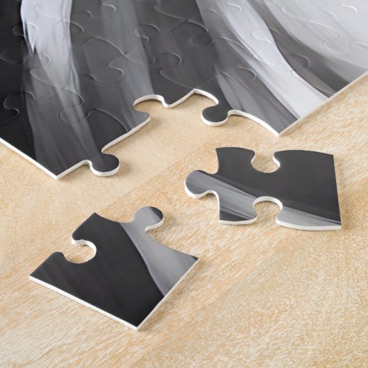 Tweeling Tweeling Kleur & Zwart-wit Horoscoop Legpuzzel (Zijkant)