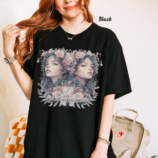 Tweeling Tweeling Vrouwen, Dierenriem Astrologie,  T-shirt