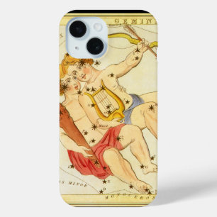 Tweeling Tweelingen Antieke Constellatie Urania's iPhone 15 Case