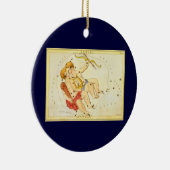 Tweeling Tweelingen  Constellatie Urania's Mirror Keramisch Ornament (Rechts)