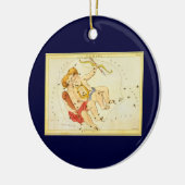 Tweeling Tweelingen  Constellatie Urania's Mirror Keramisch Ornament (Links)