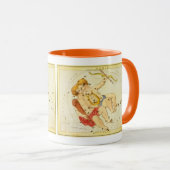 Tweeling Tweelingen Constellatie Urania's Mirror Mok (Voorkant rechts)