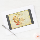 Tweeling Tweelingen  Constellatie Urania's Mirror Rechthoekige Sticker (Envelop)
