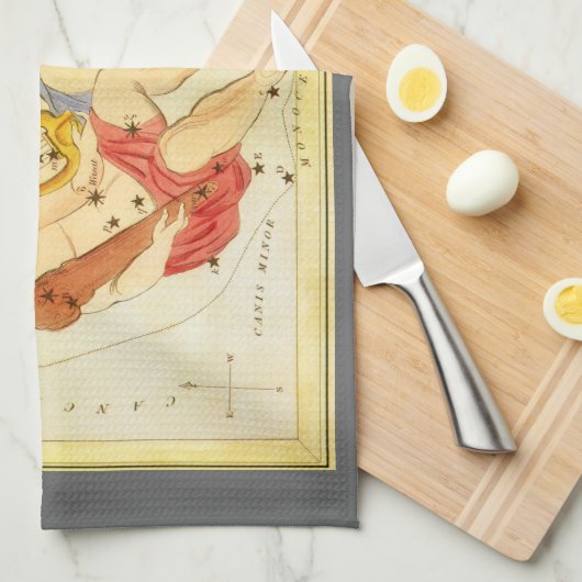 Tweeling Tweelingen  Constellatie Urania's Mirror Theedoek (Quarter Fold)