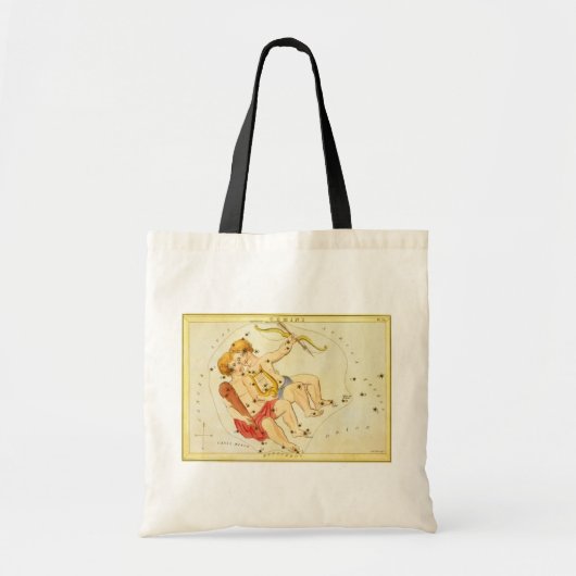 Tweeling Tweelingen Constellatie Urania's Mirror Tote Bag (Voorkant)