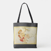 Tweeling Tweelingen Constellatie Urania's Mirror Tote Bag (Achterkant)