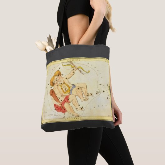 Tweeling Tweelingen Constellatie Urania's Mirror Tote Bag (Dichtbij)
