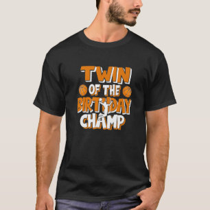 Tweeling van de voetbalwedstrijd Champ Boys T-shirt