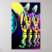 Tweeling van Meta-Evil Ken Gage Surrealisme Poster (Voorkant)