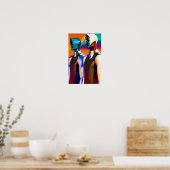 Tweeling van onzekerheid Ken Gage Surrealisme Poster (Keuken)